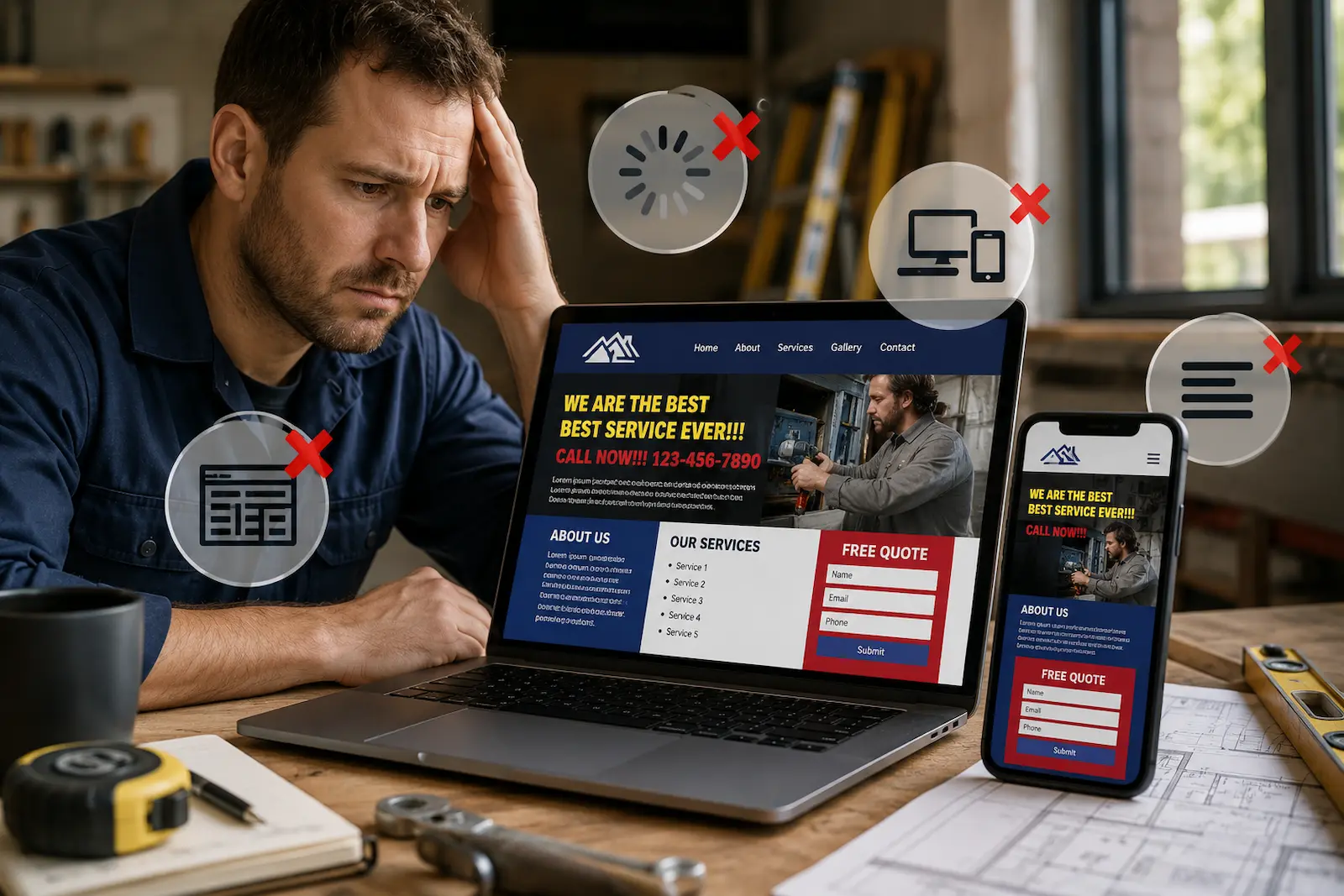 Common Mistakes on Trade Business Websites (And How to Fix Them)