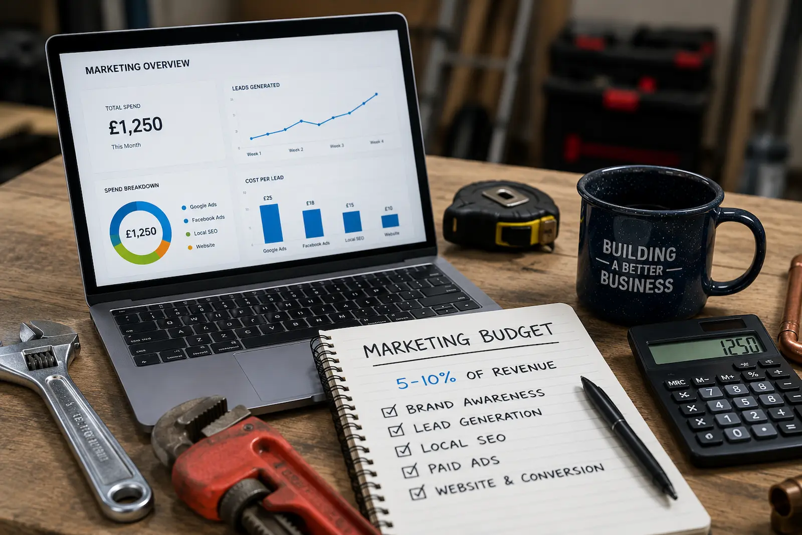 How Much Should Tradespeople Spend on Marketing?