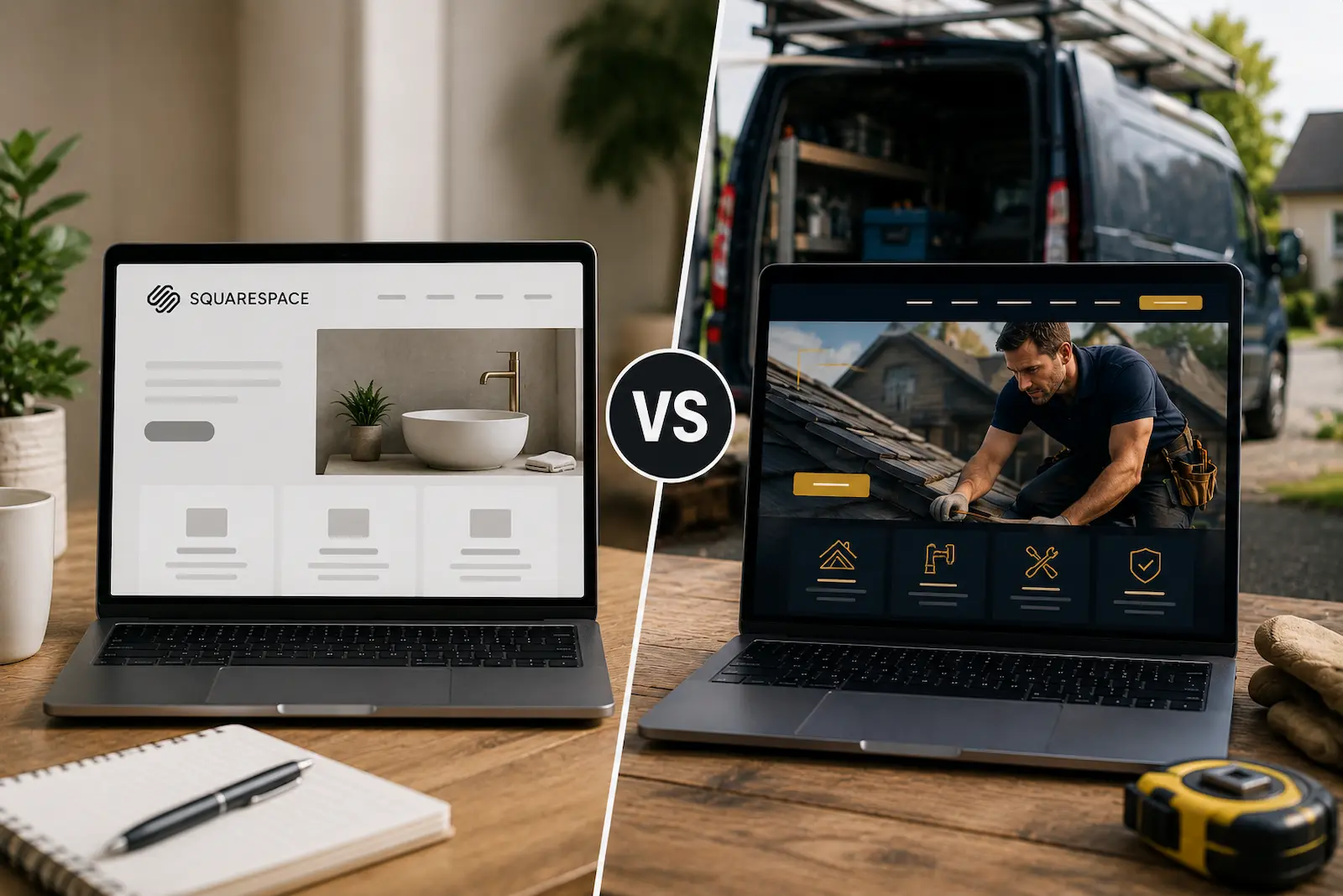 Squarespace vs Custom Trade Websites
