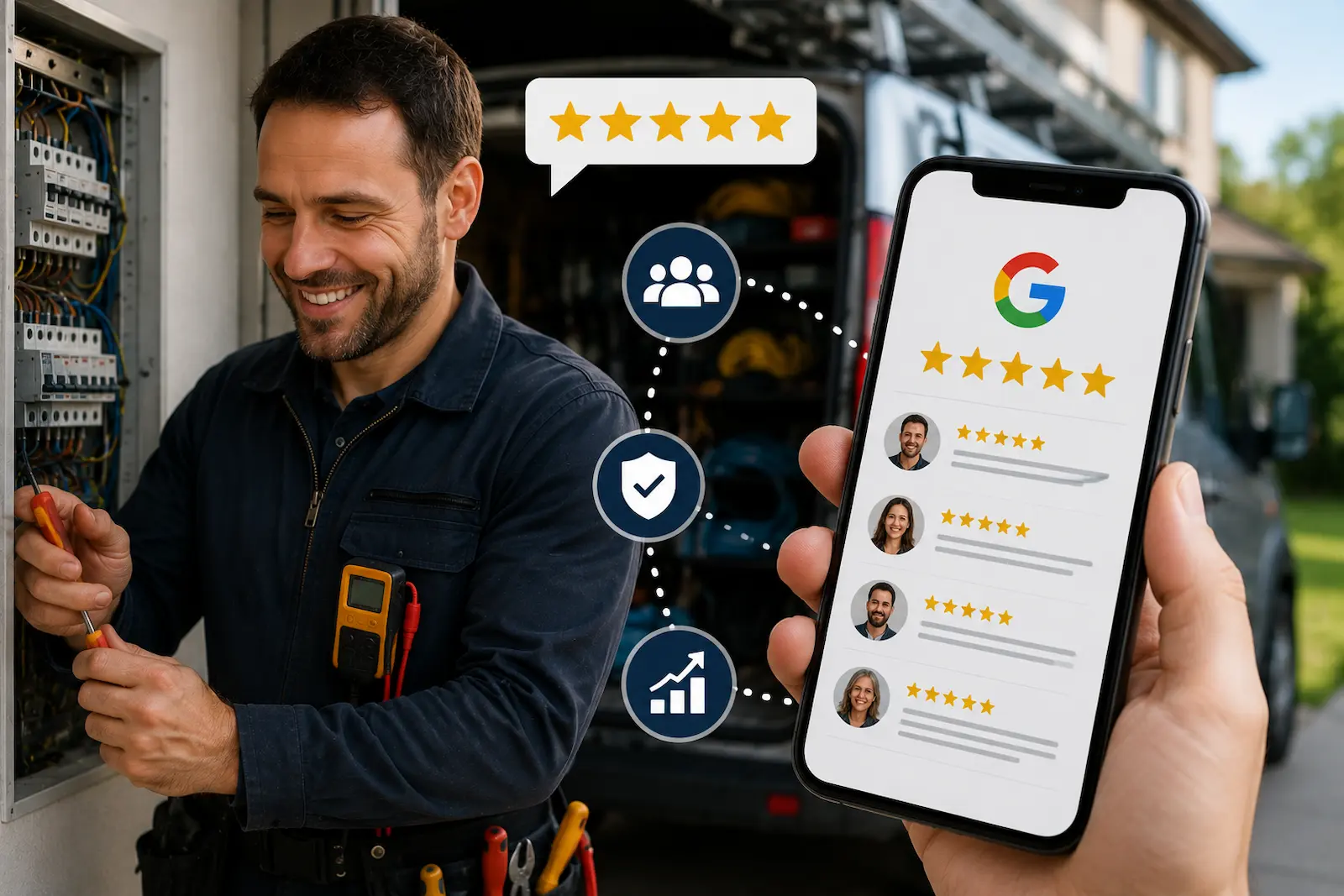 Why Electricians Need Google Reviews