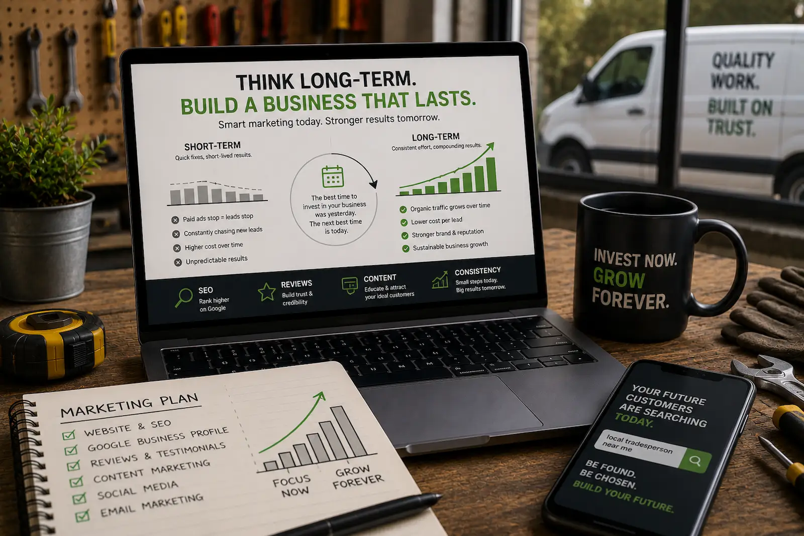 Why Tradespeople Should Think Long-Term With Marketing